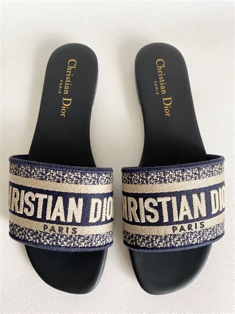 dior dway slides real vs fake|dior dway sandals review.